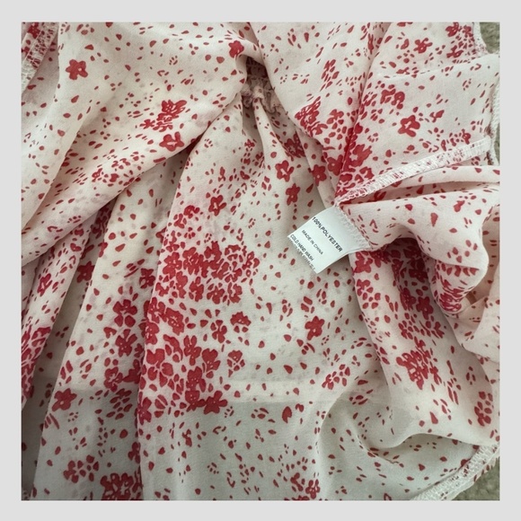 Princess Polly Mini Dress Flirty Smocked Waist Long Sheer Sleeves Tiered Skirt 6 - Picture 13 of 13